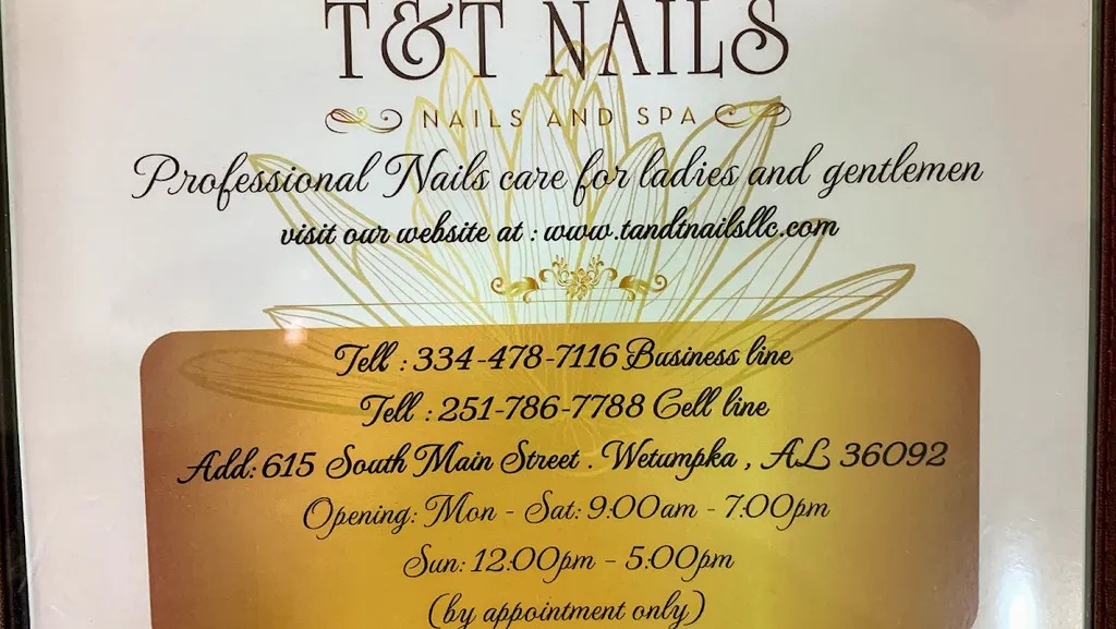 T&T Nails — Nail salon in Wetumpka